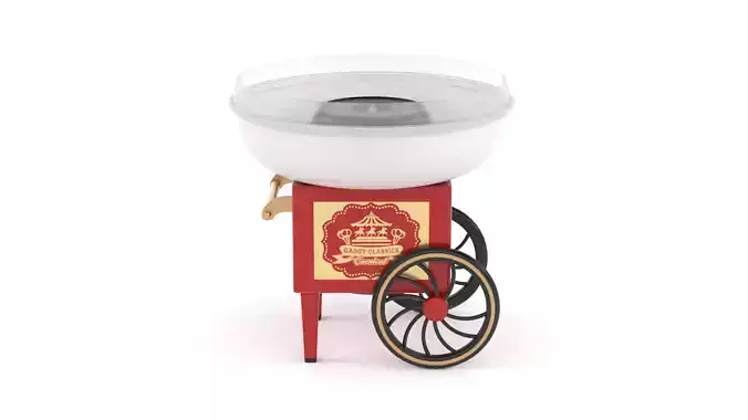 Cotton Candy Maker Collection 3D model 6