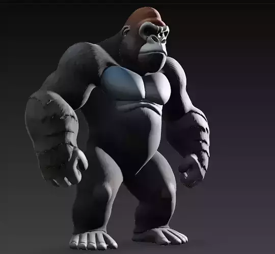 King-Kong Gorilla Low-poly 3D model
