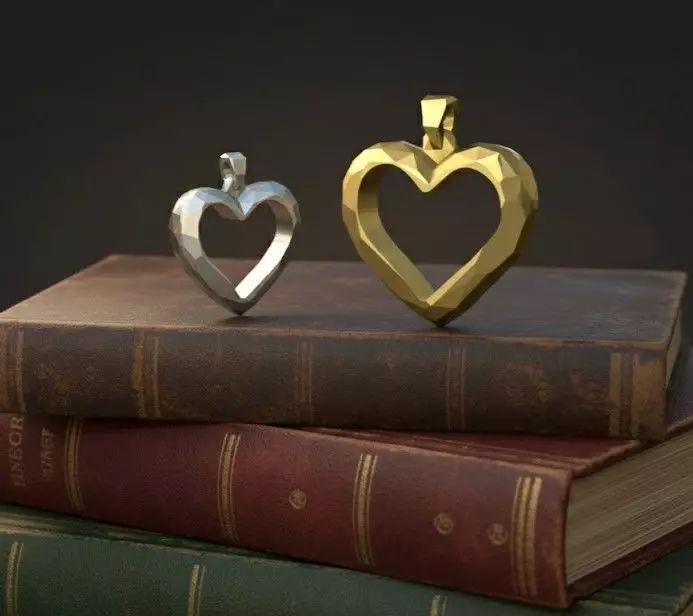 hearth pendant Free 3D print model