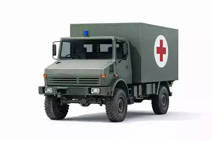 Military Ambulance Tactical Medical Response Vehicle 01
