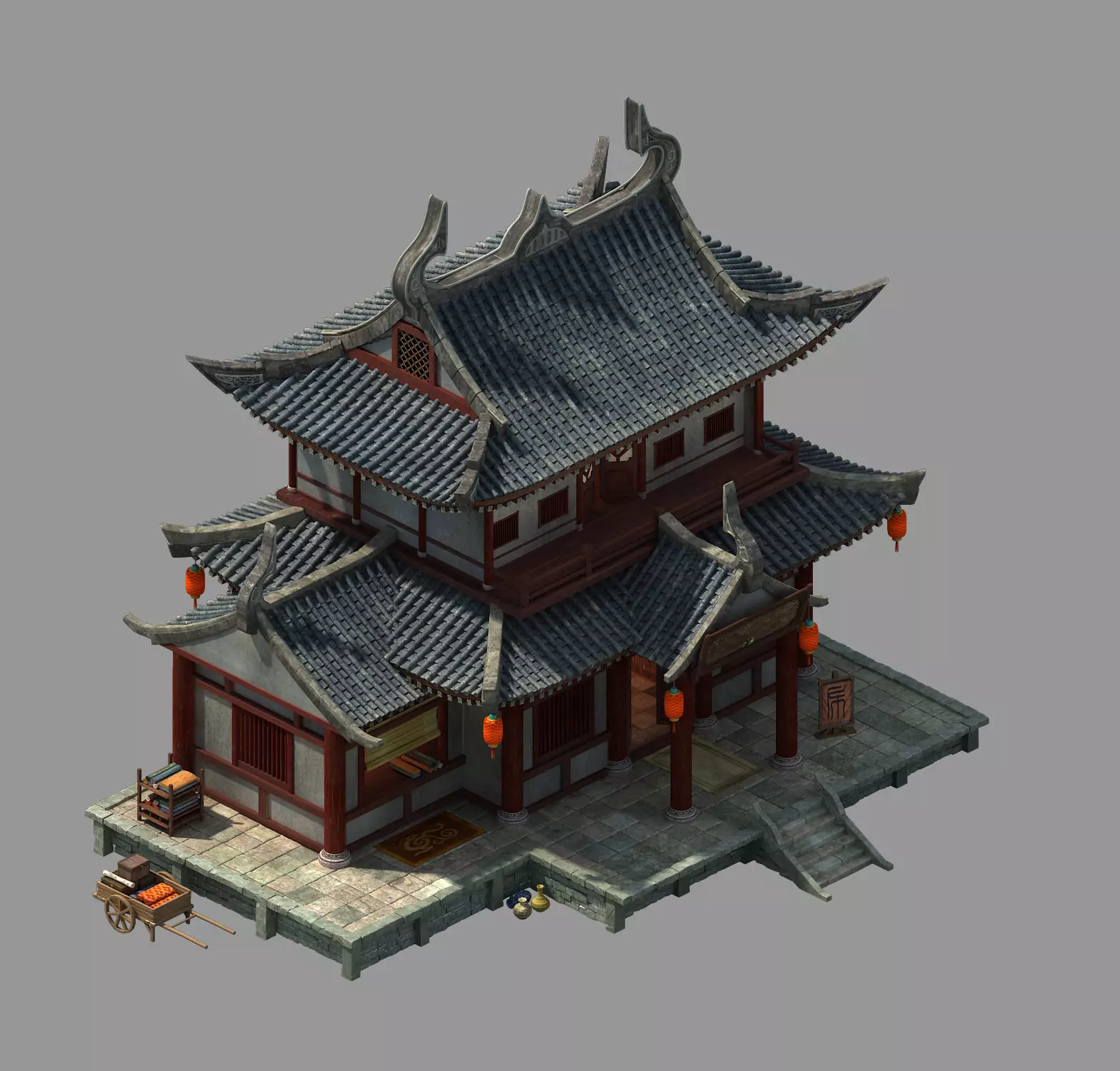 Peach Blossom Island - Tower 12 3D model