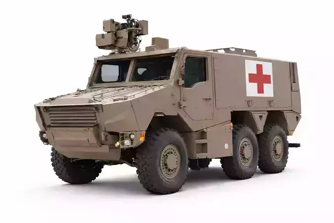 Armored Military Ambulance Tactical Medical Evacuation 02