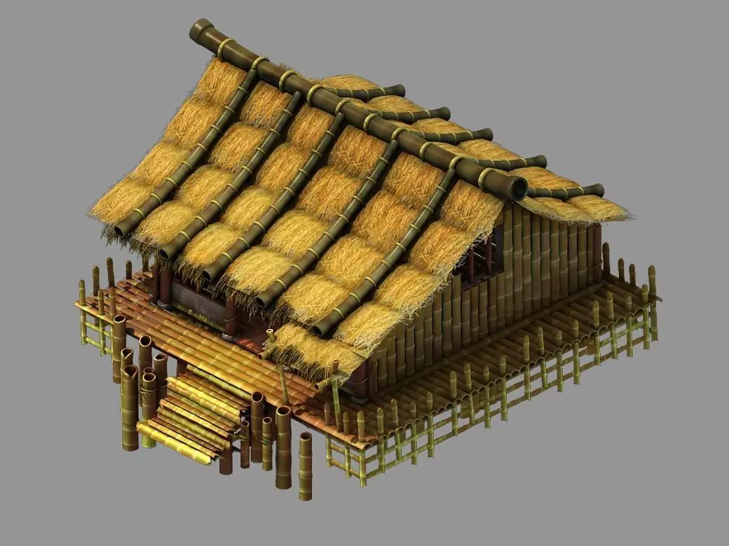 Forgetful Lin Dong - Bamboo House 21 3D model