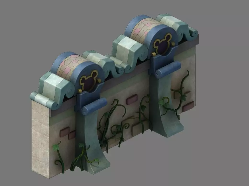 Object Design City Wall Normal Chang 3D model