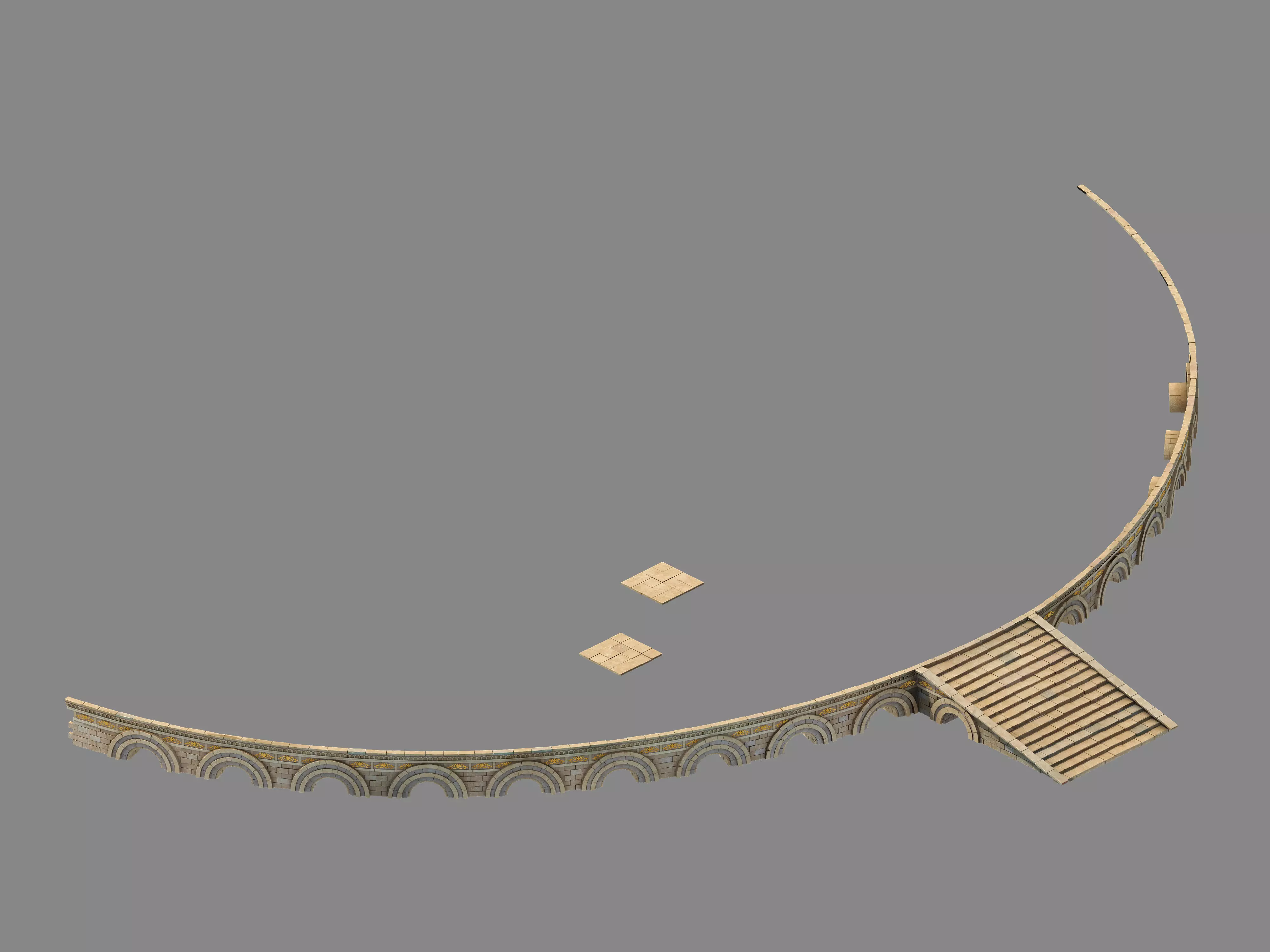 Moon City - Embankment 12 3D model