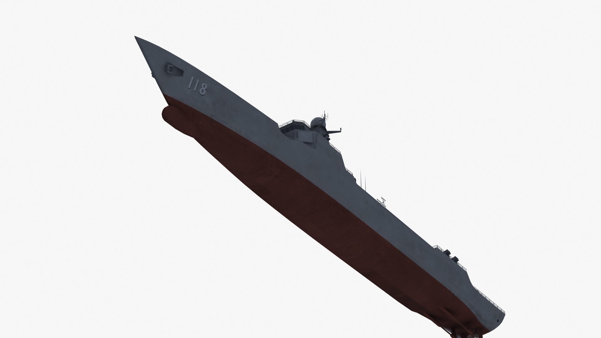 Chinese DDG 052D Destroyer 3D model_10