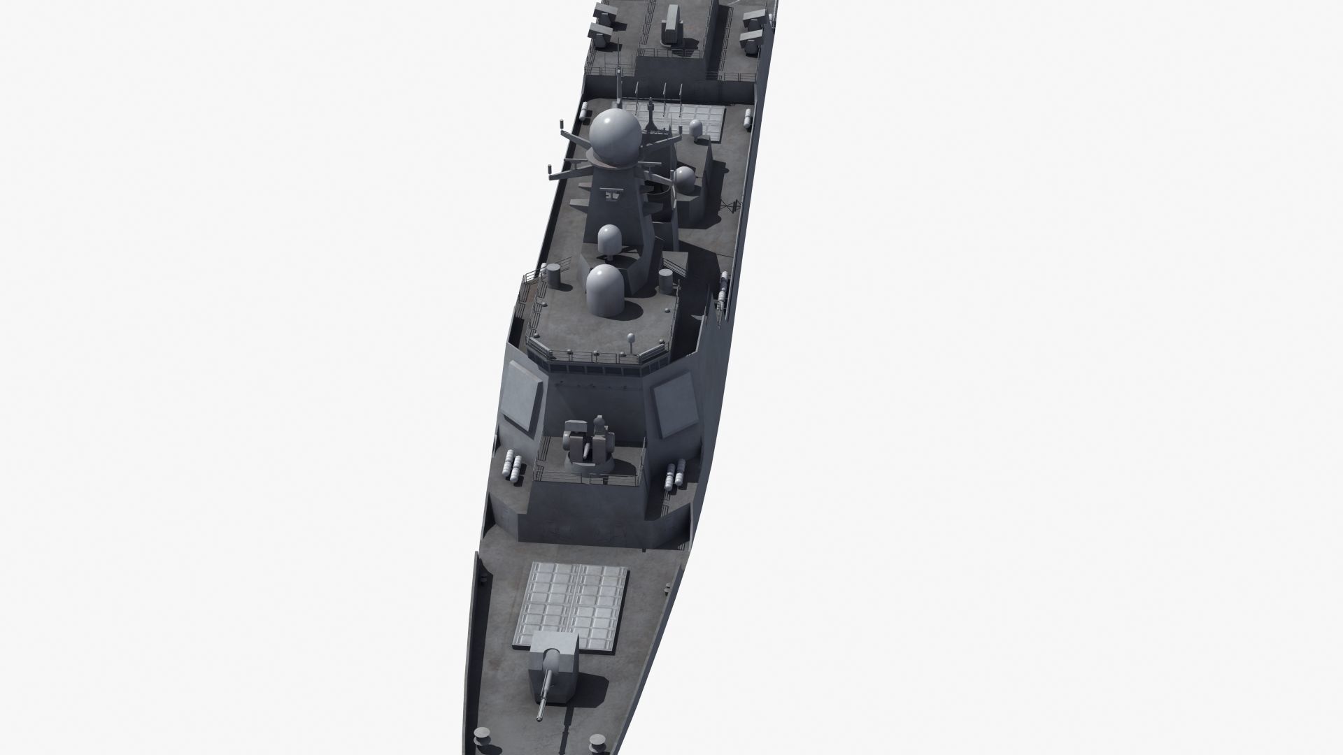 Chinese DDG 052D Destroyer 3D model_20