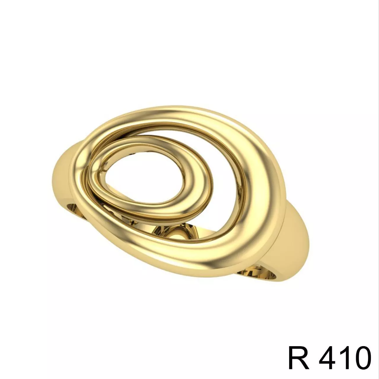 Spiral Ring 3D print model
