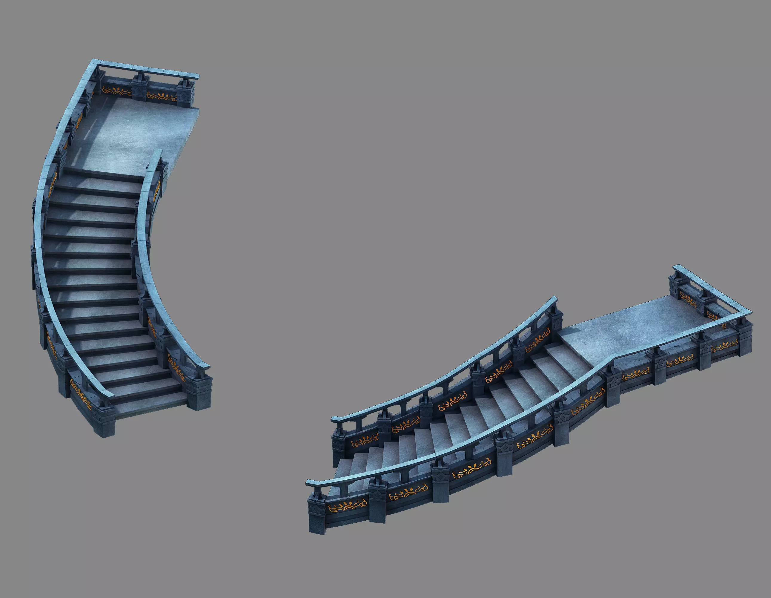 Moon City - Stairs 3D model