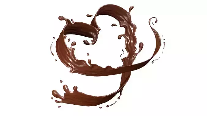 Chocolate Liquid Splash 002
