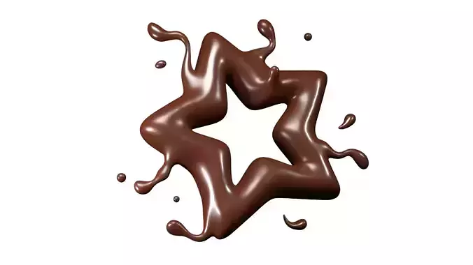 Chocolate Liquid Splash 004