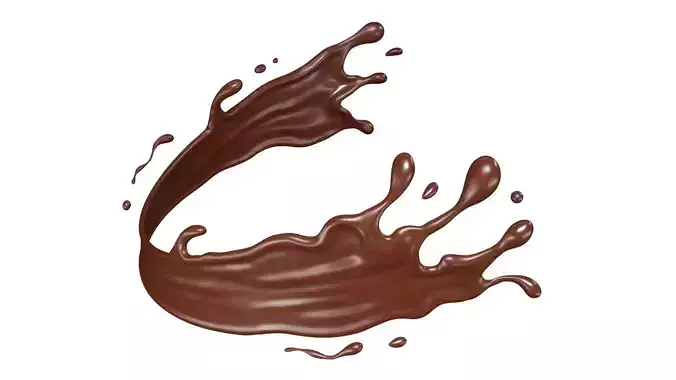 Chocolate Liquid Splash 005