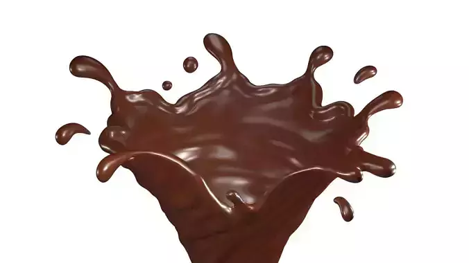 Chocolate Liquid Splash 006
