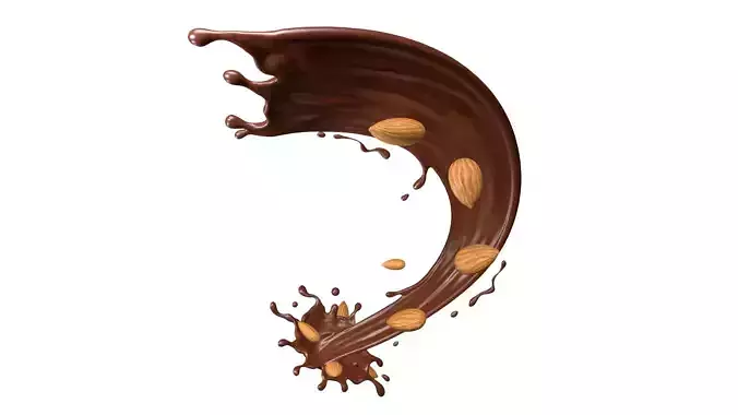 Chocolate Liquid Splash 008