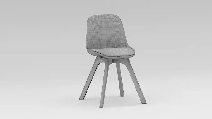 Modern Chair 3D model 6