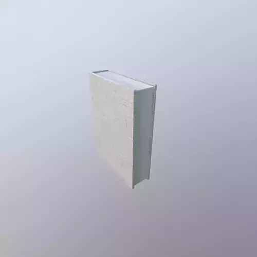 Hardcover Book 3D Model Realistic Closed Book Asset