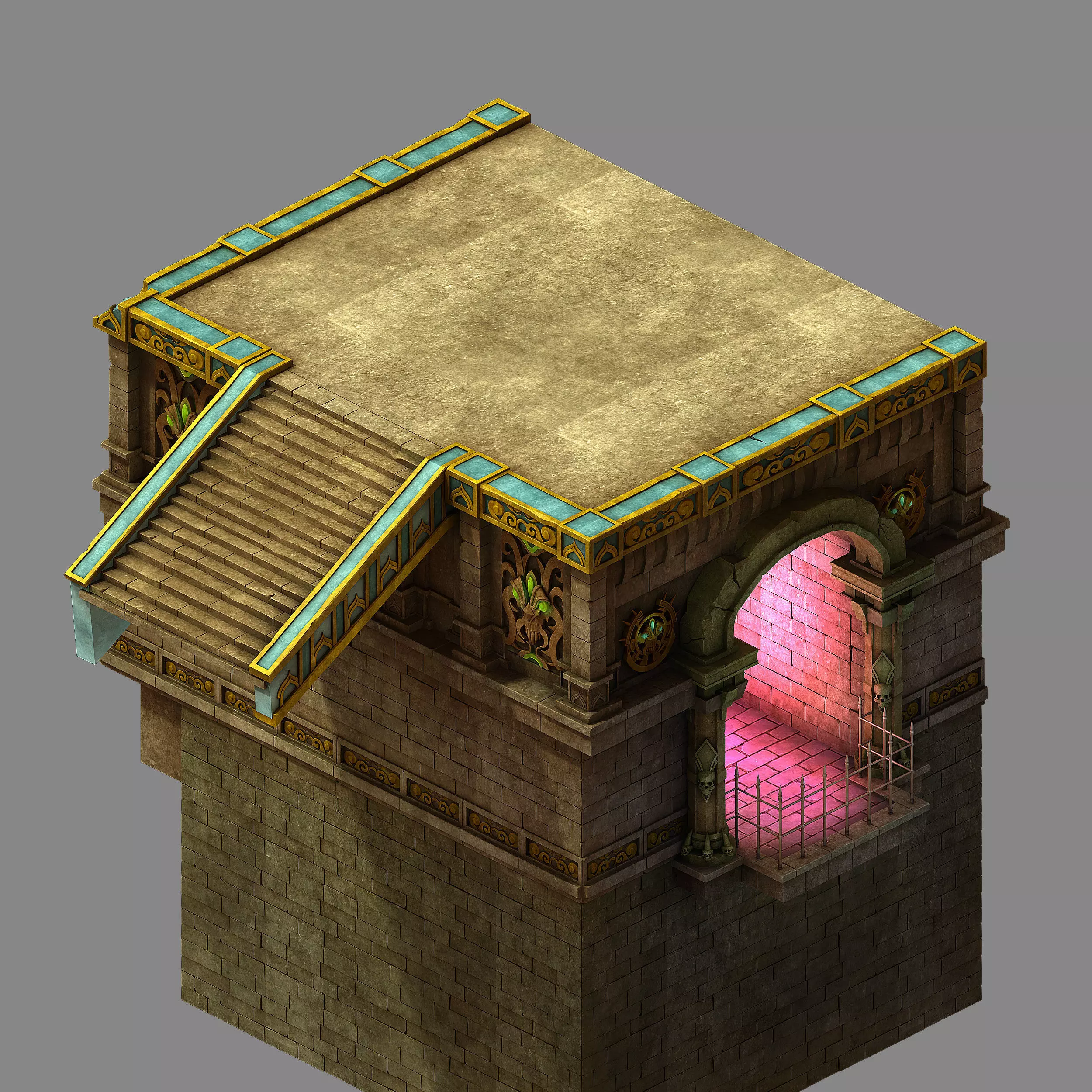 Funeral Land - Platform 3D model