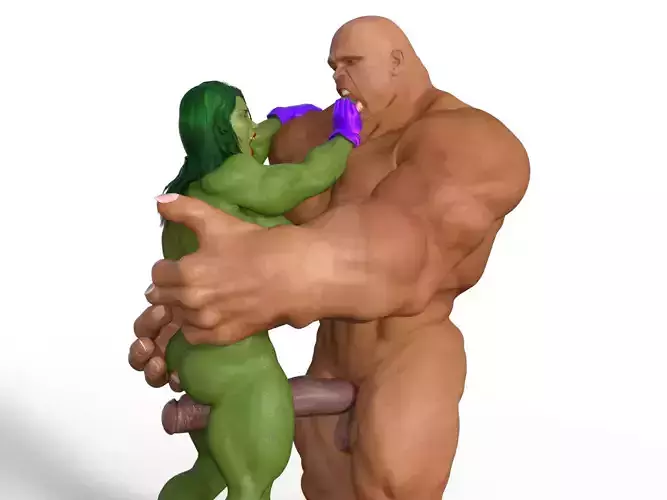 big hulk byting shehulk