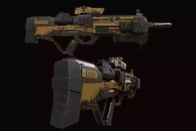 Sci fi Gun Model 3D model