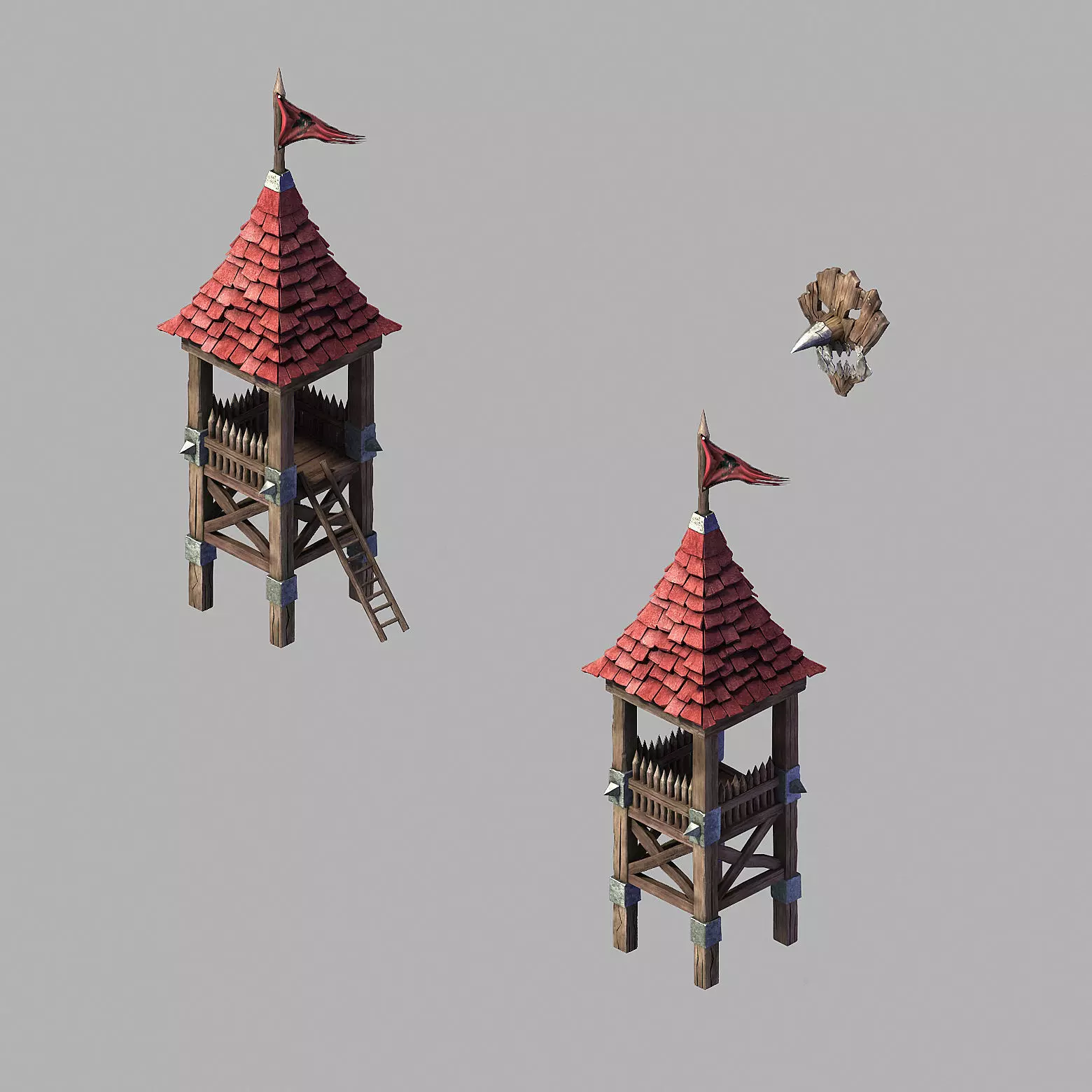 Steam Harbour - Campsite - Sentinel 10 3D model