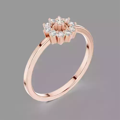 Light Diamond Ring