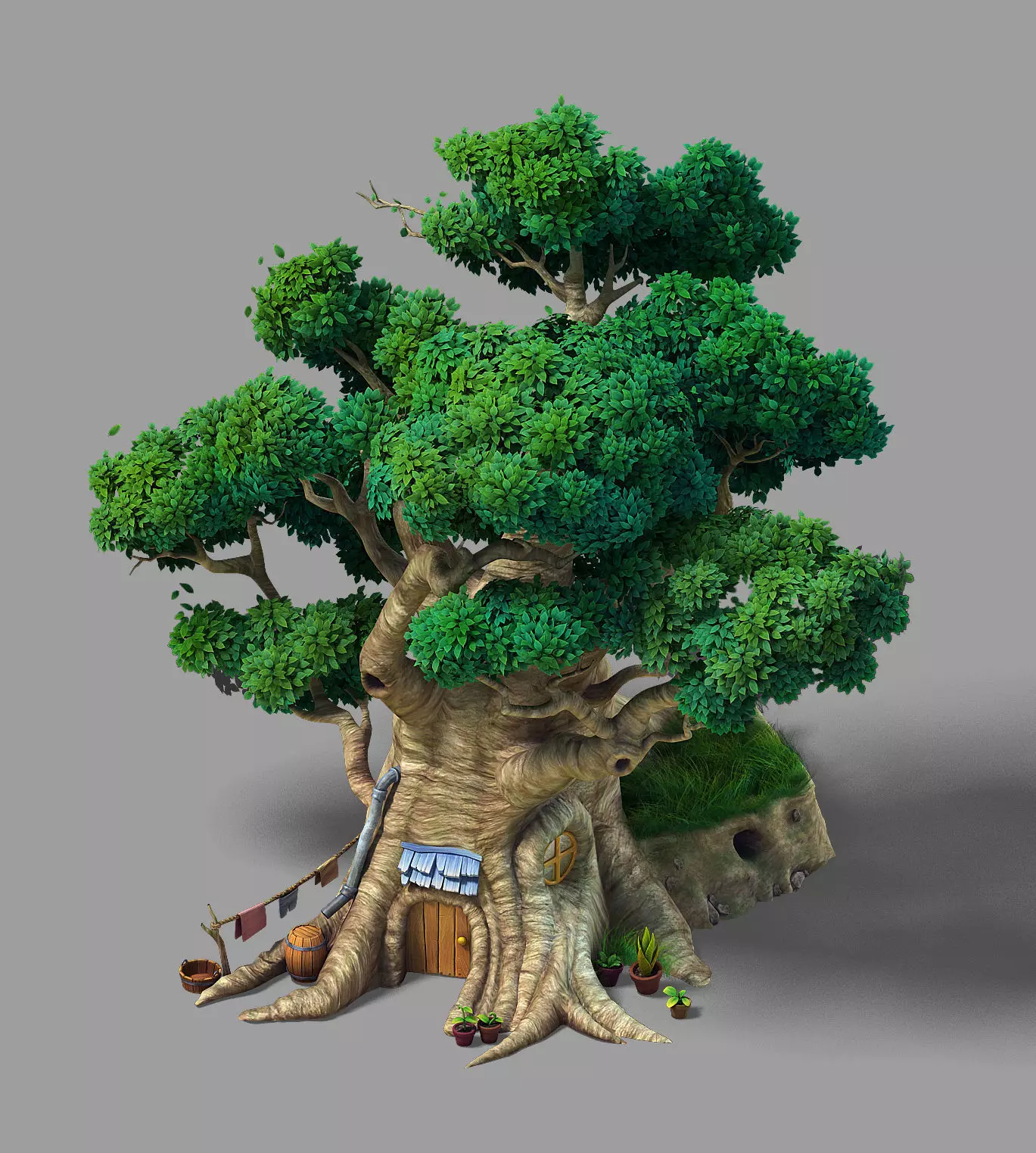 Plant - Tree House - Building 03 3D model