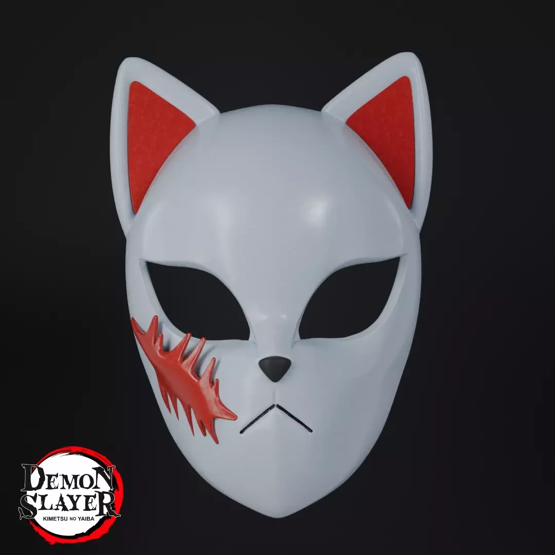 Sabito Kamado Mask 3D Printable Model STL 3D print model