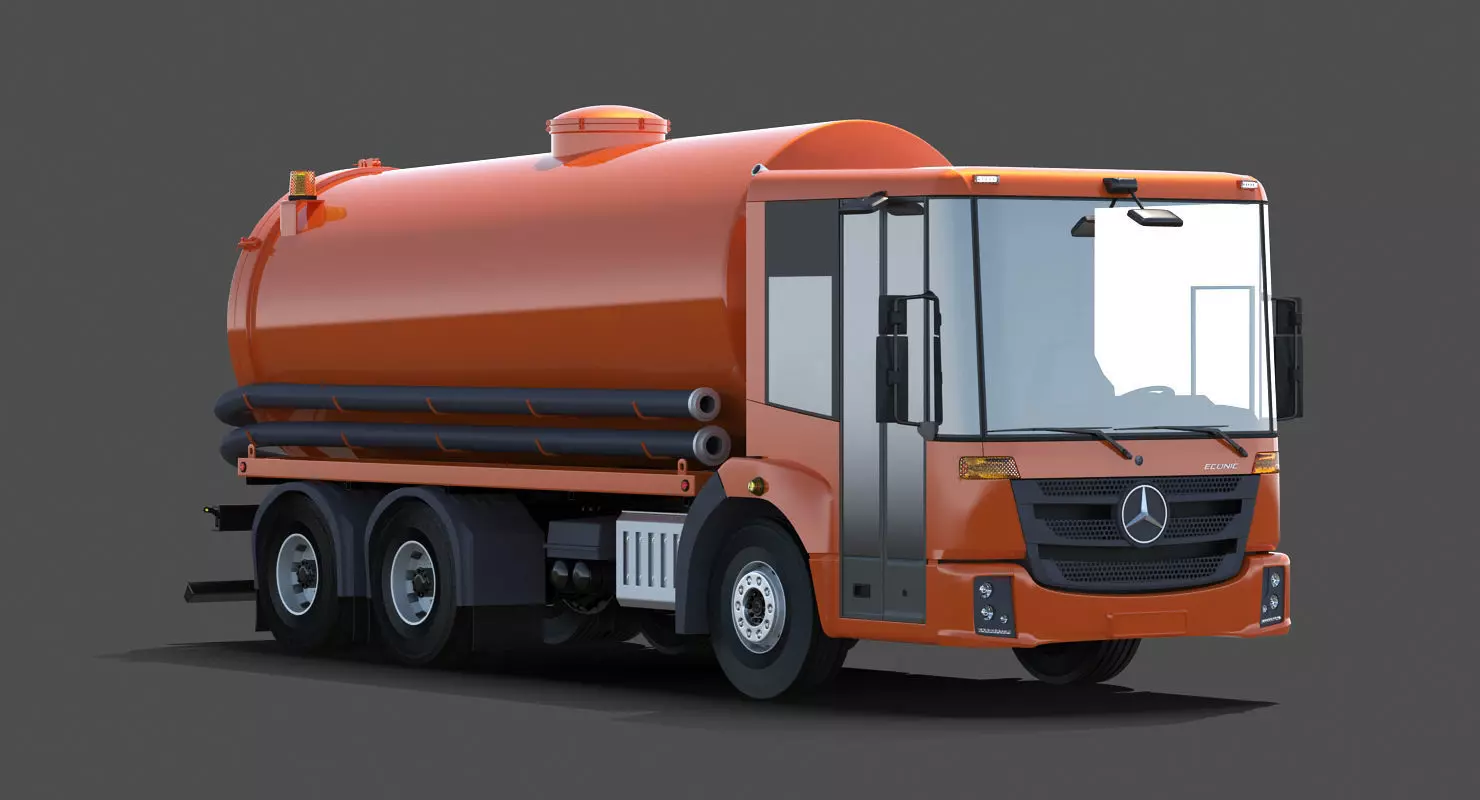 Septic Tank Truck 3D model