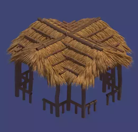 Type X - Pavilion - Bridge 3D model