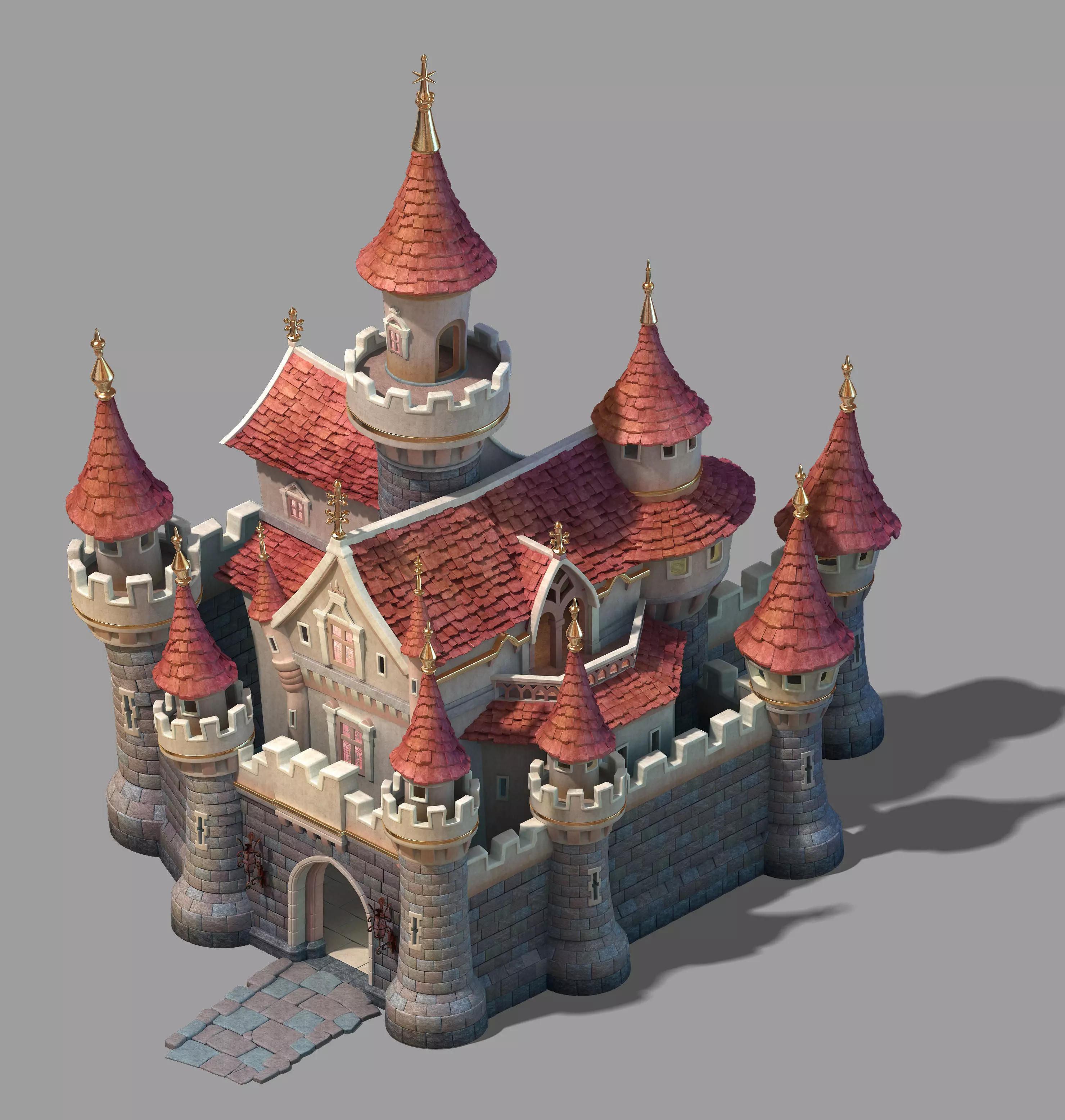 Snow White - Castle 03 3D model