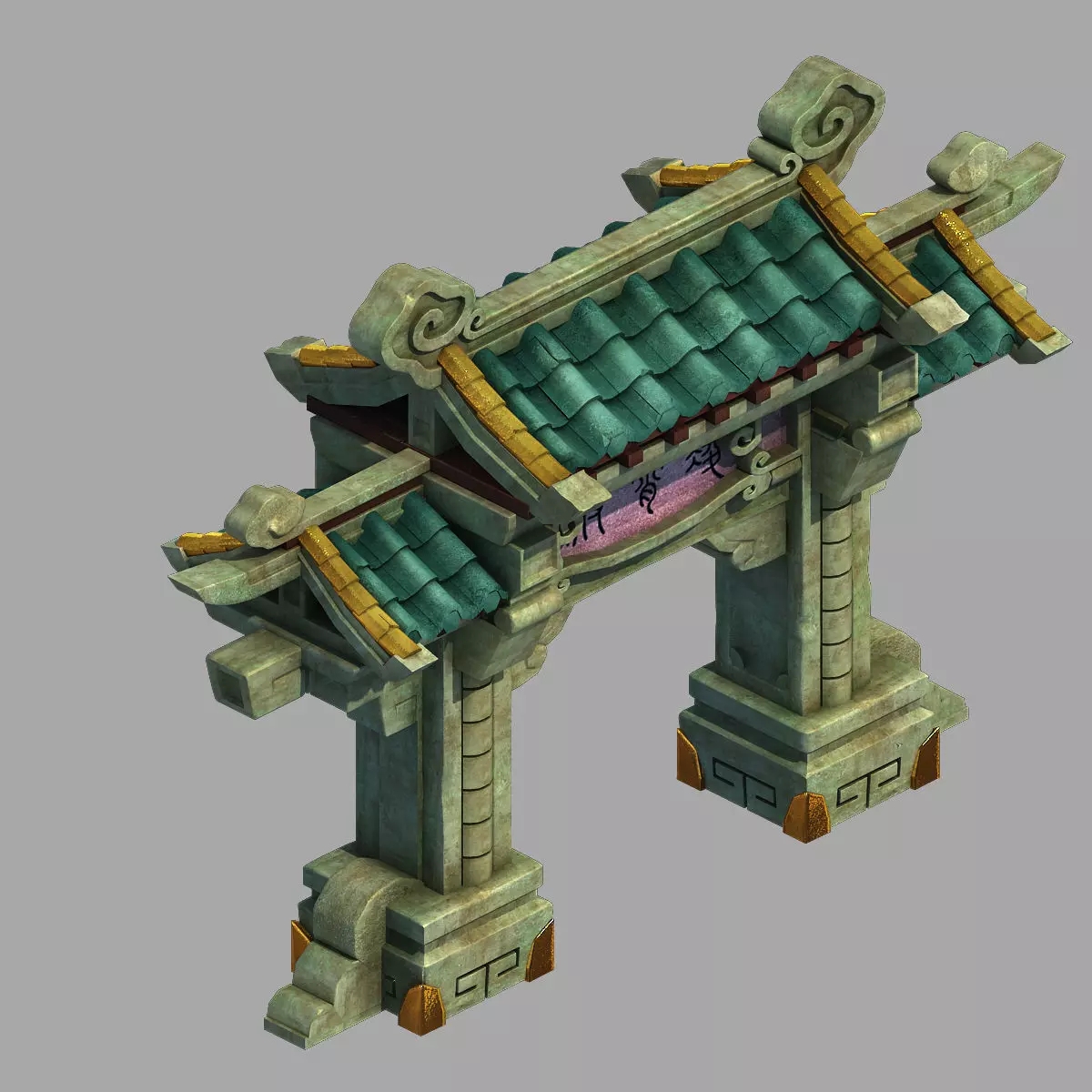Gang - Decorative Door 03 3D model
