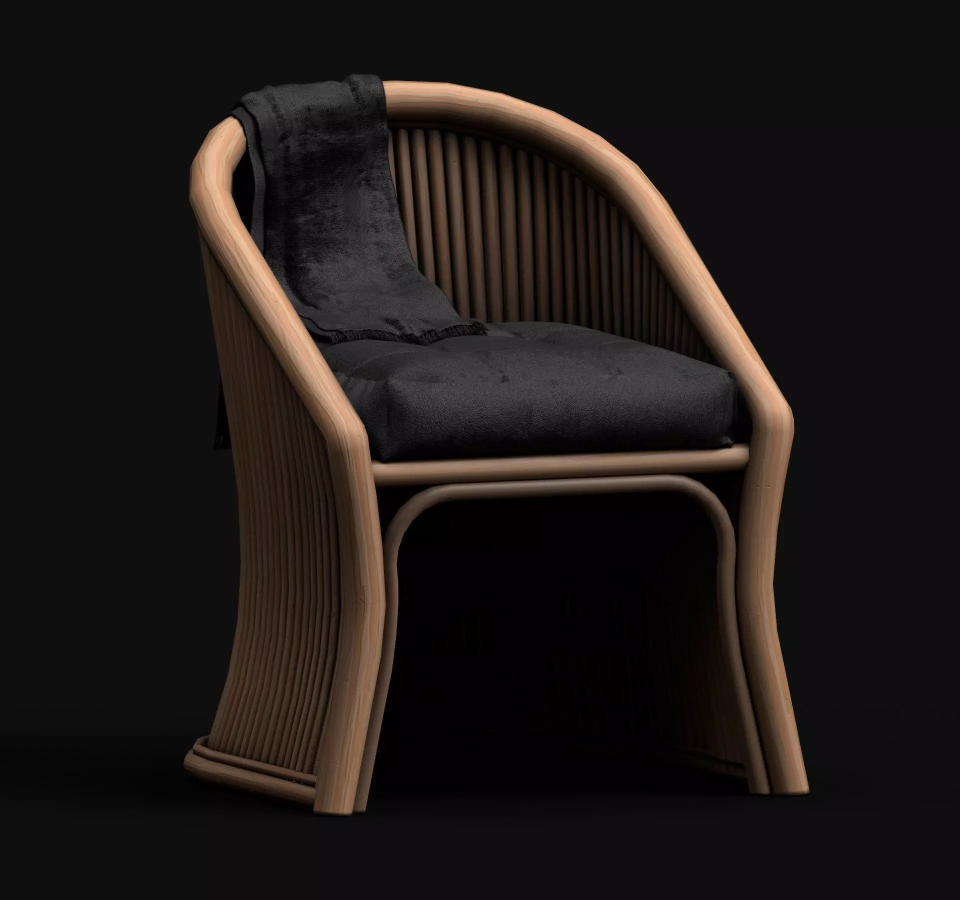 Modern Woven Chair 3D model