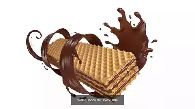 Wafer Chocolate 7 Model Collection 3D Model Pack 5
