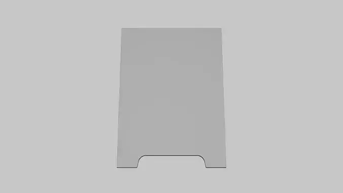 Board Stand - Geometry Only No Textures No Materials 3D model