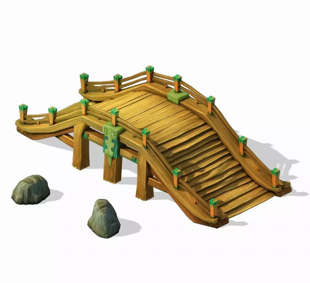 City - Main Road - Bridge 01 3D model