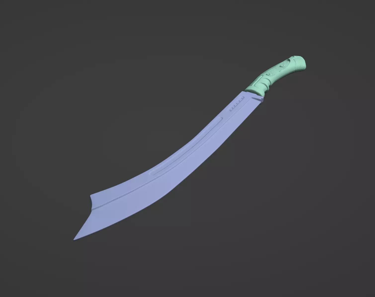 Machete Vigilante Peacemaker Prop 3D print model