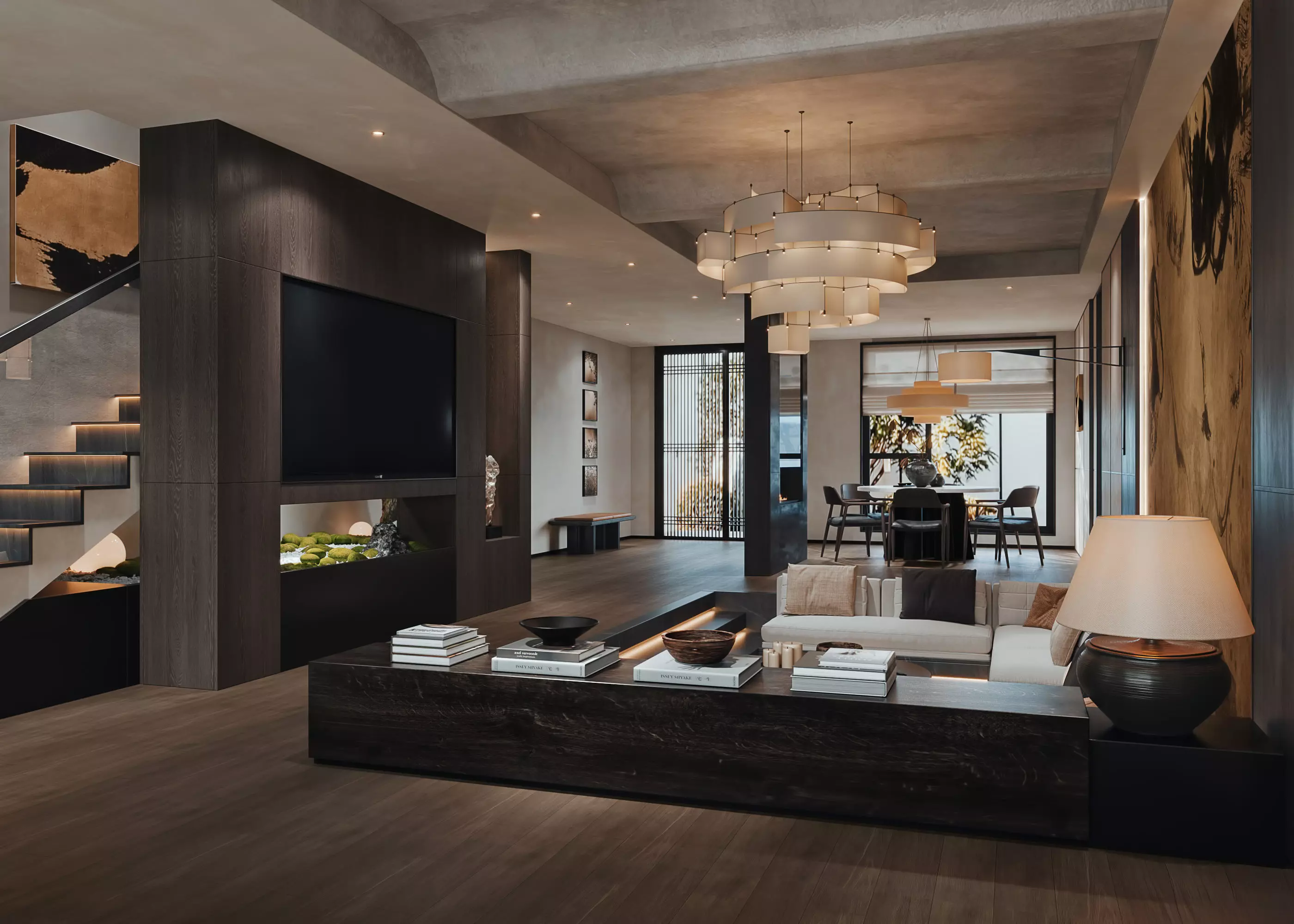 japanese living and dining room interior scenes 68 3D model