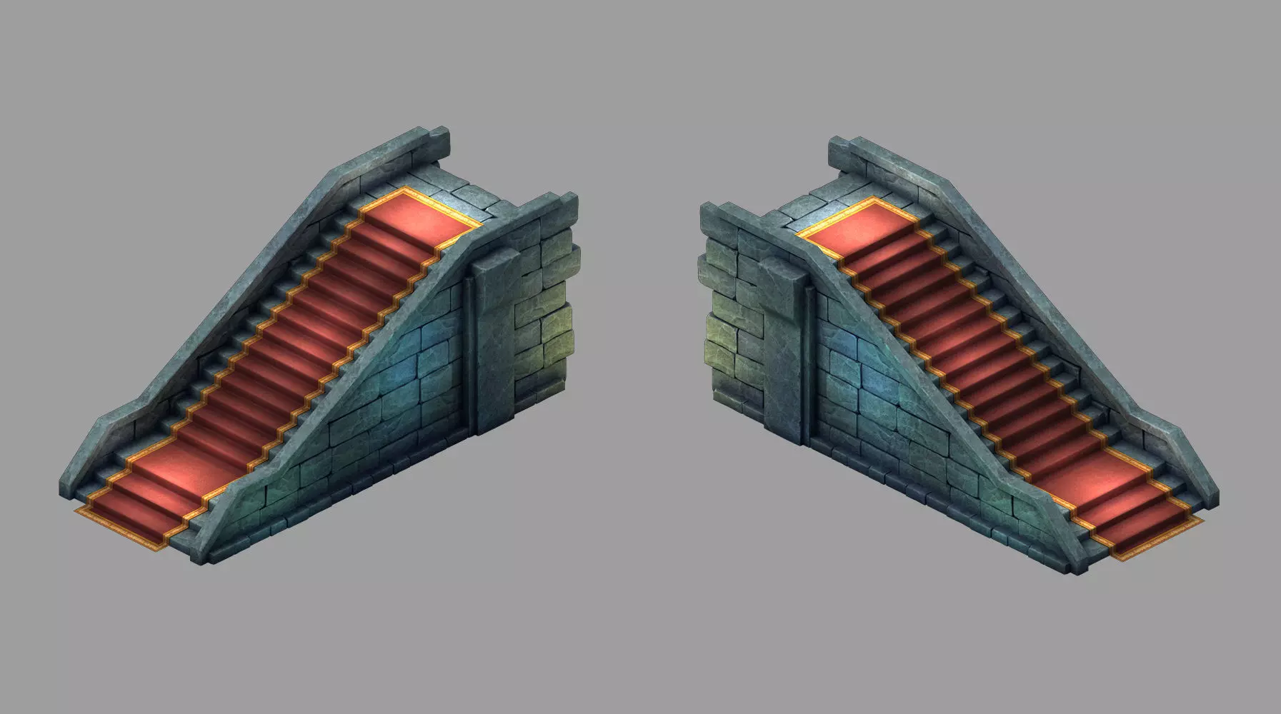 The Palace - Stone Ladder 06 3D model