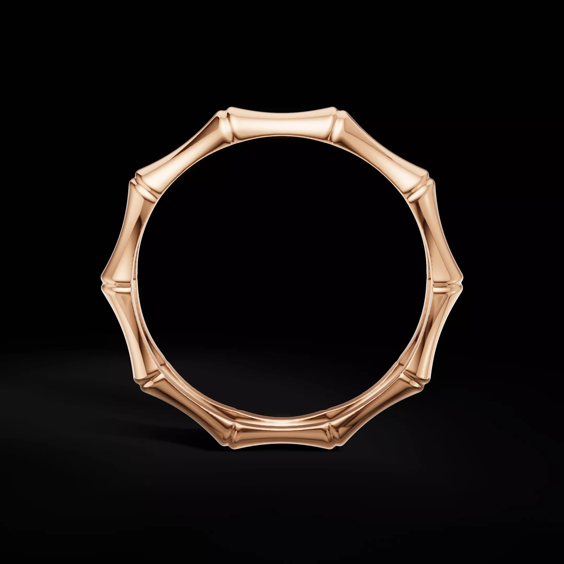 Bone Band Ring 3D Jewelry CAD Model 3DM 3D print model