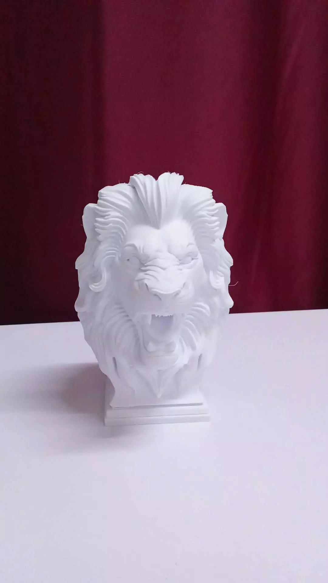 Lion bust statue 3D print model