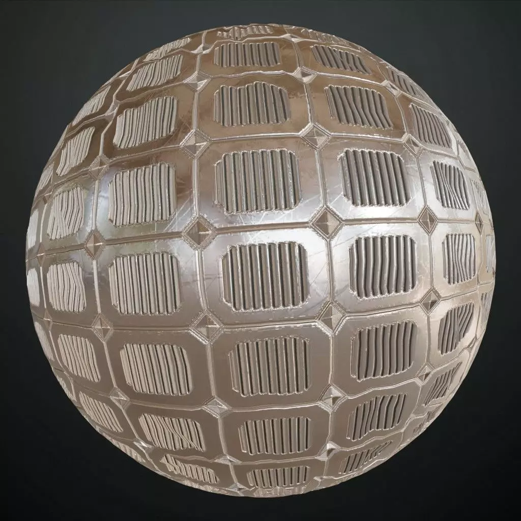 Silver Metal Grill Transparent PBR Seamless Texture