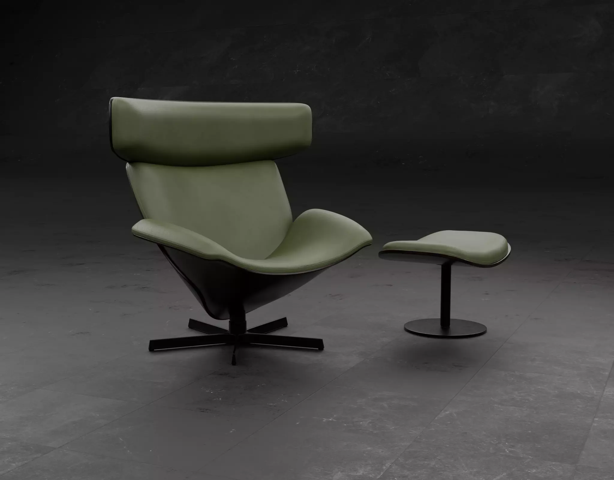 Armchair Almora Italia 3D model