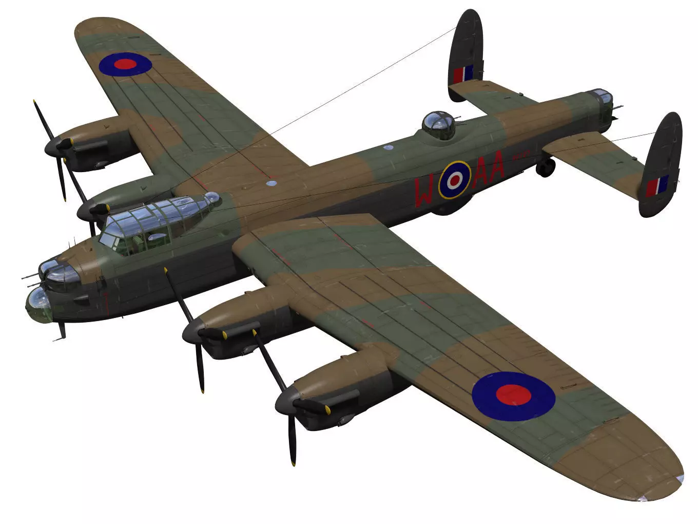 avro lancaster B-iii 3D model