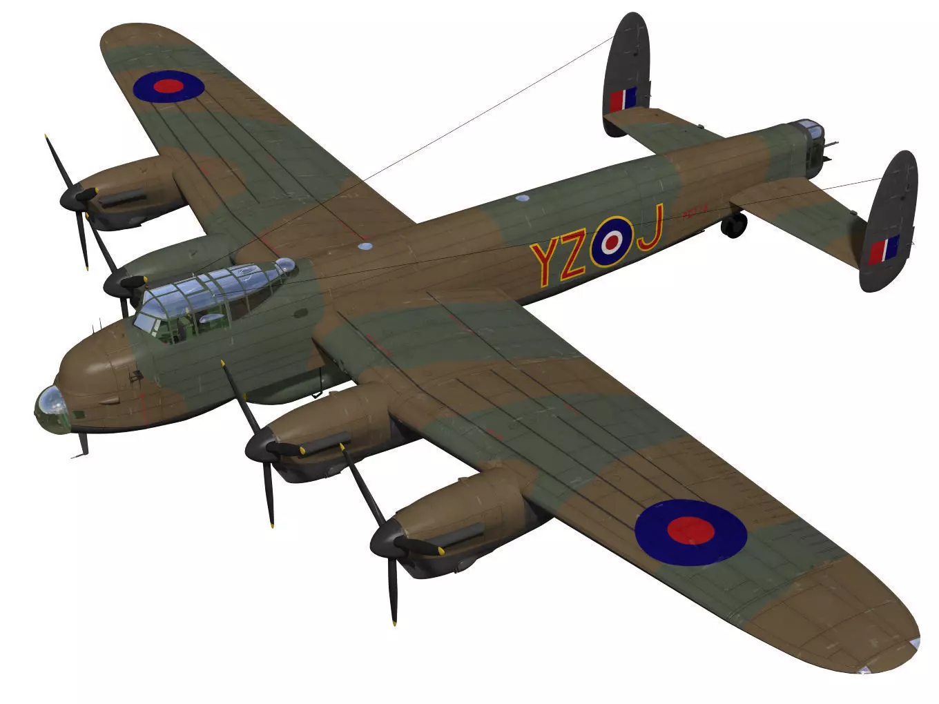 avro lancaster B-i special grandslam 3D model