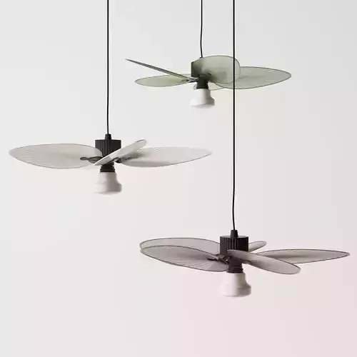 Modern Artistic Blade Pendant Light Set
