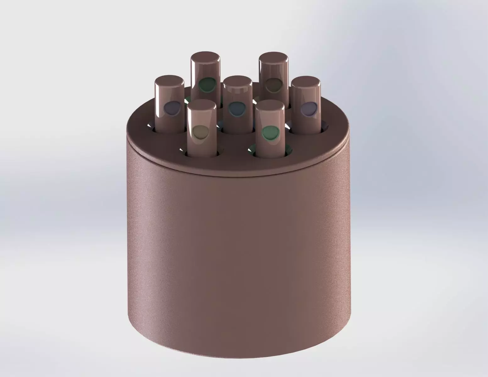 Interactive Montessori Color Sorter Creative Cylinder Stack FREE Free 3D print model