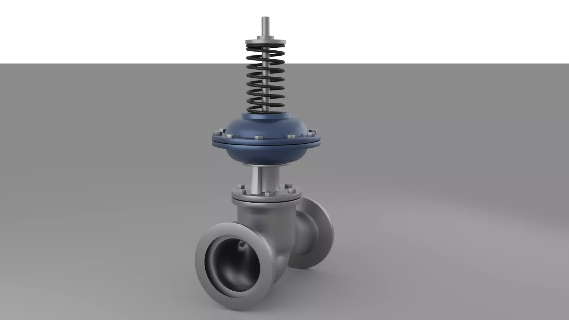 Industrial Differential Pressure Control Valve 3D model