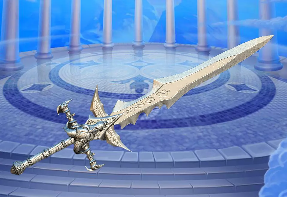 Cosplay Prop WOW Frostmourne Lich King Arthas - 3D print 3D print model