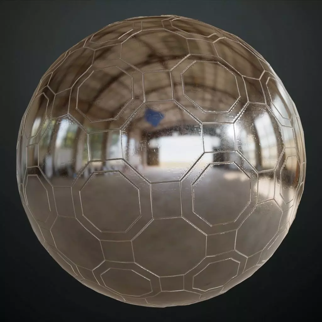 Silver Awesome Metal Surface PBR Seamless Texture