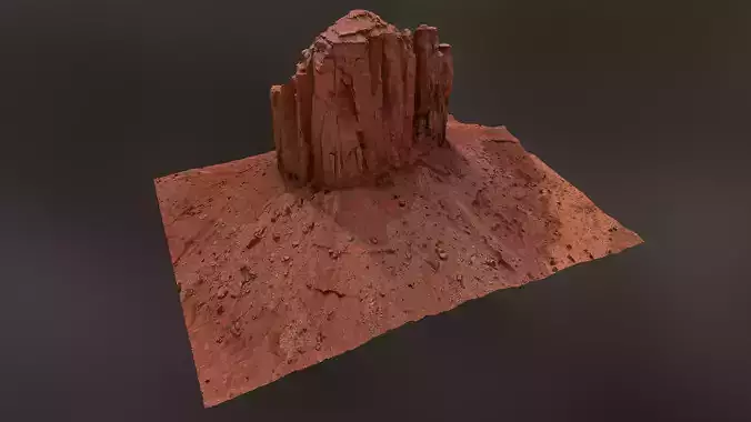 Canyon Cliff B - Scan 3D model